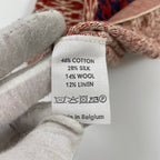DRIES VAN NOTEN / シルクMIXドレープノースリーブニット 参考定価：85,000程度 SIZE:M