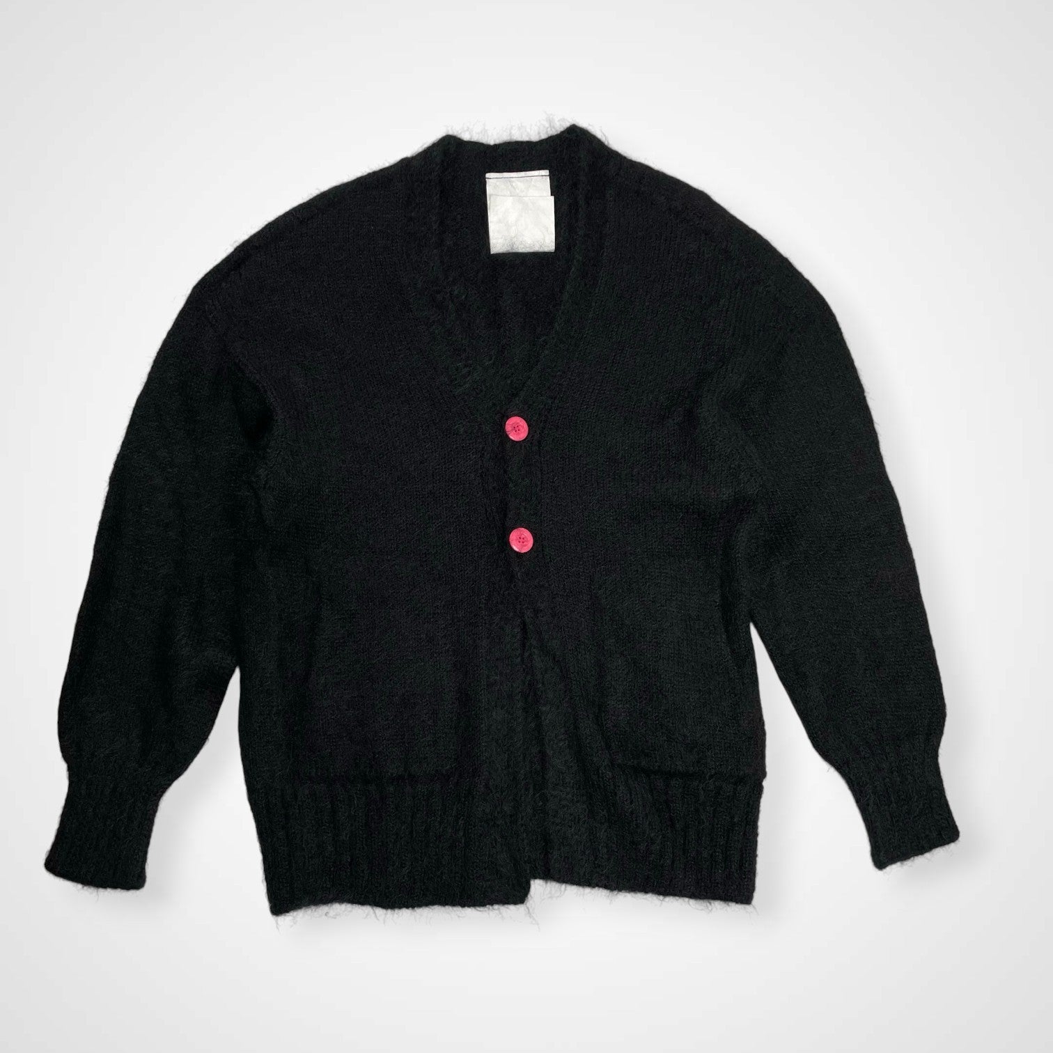 id × anytee / KID MOHAIR BLK SERIES キッドモヘヤカーディガン ブラック SIZE：M