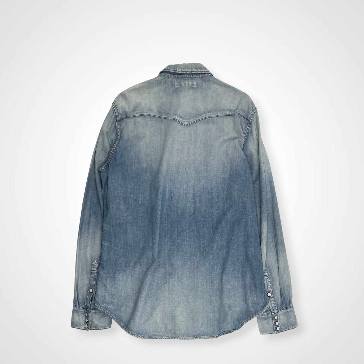 Ron herman ロンハーマン / ヴィンテージ加工 スナップボタンデニムシャツ 参考定価：40,000程度 SIZE:XL