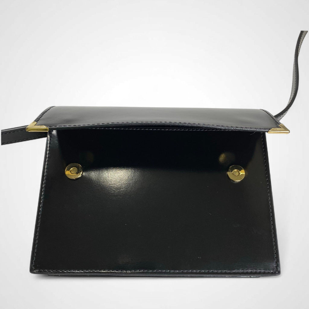 ERNEST W. BAKER アーネストダブルベイカー / GOLD EDGE MESSENGER BAG ショルダーバッグ ブラック 参考定価：55,000程度