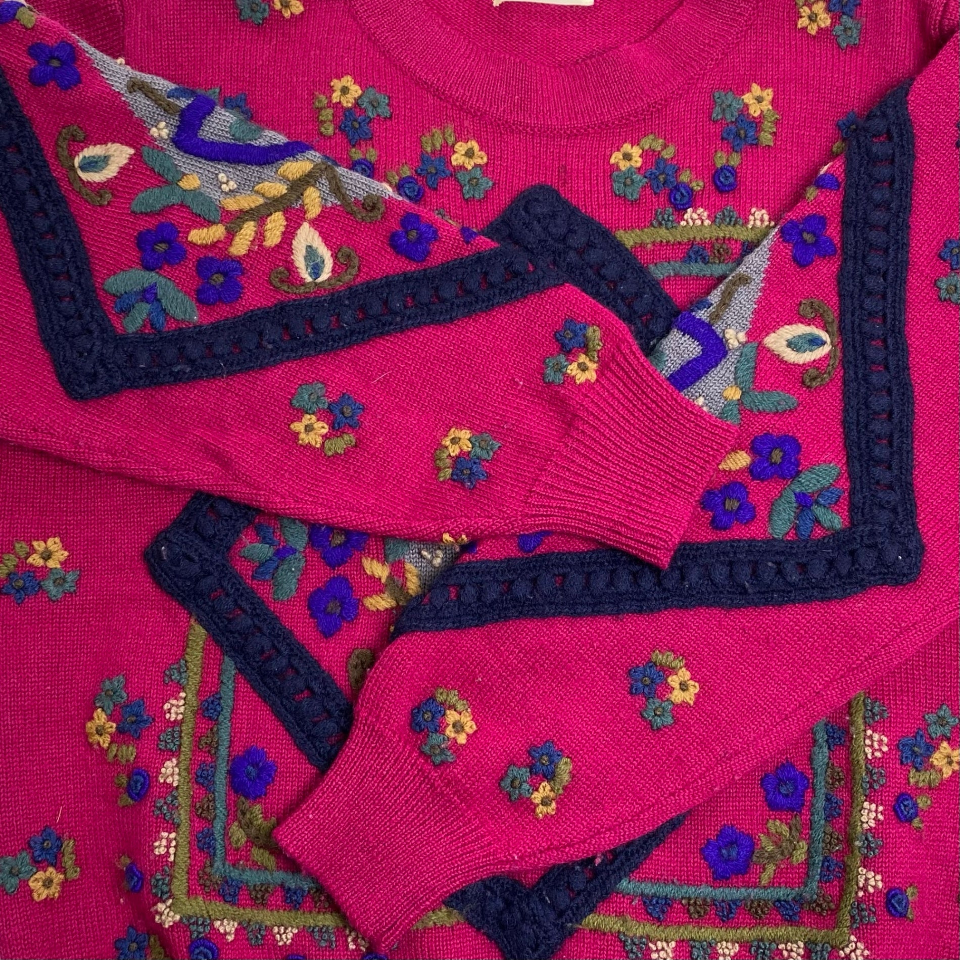 VINTAGE ヴィンテージ / ヴィンテージ 3Dニット パープル SIZE：FREE