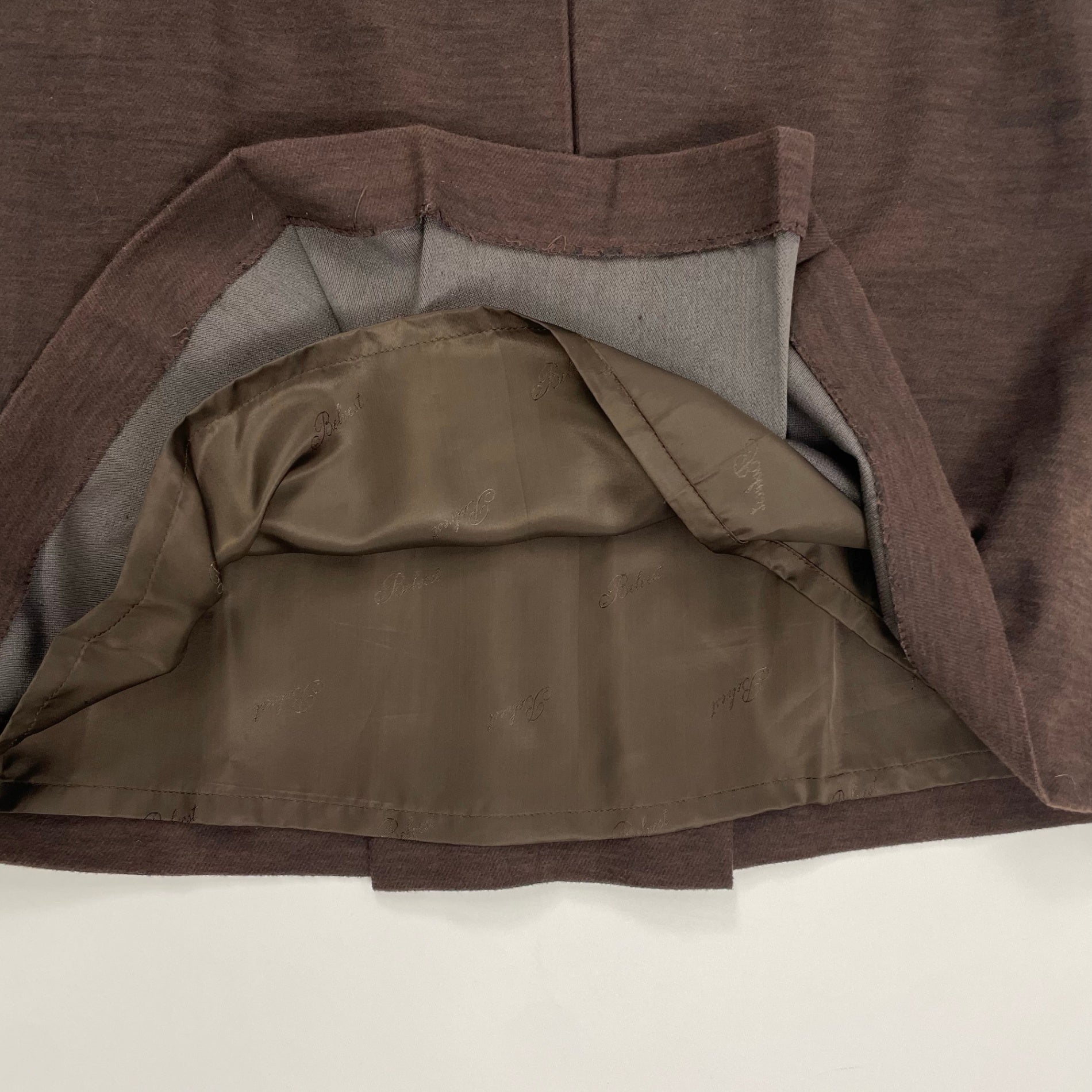 Belvest / ヴィンテージ コットンウールセットアップ ブラウン