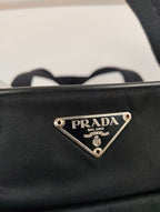 PRADA / ナイロンブリーフバッグ ブラック 三角プレート