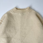 VINTAGE / 〈SUMMIT SPORTS〉 7-80s 英国製ガンジーニット SIZE:38