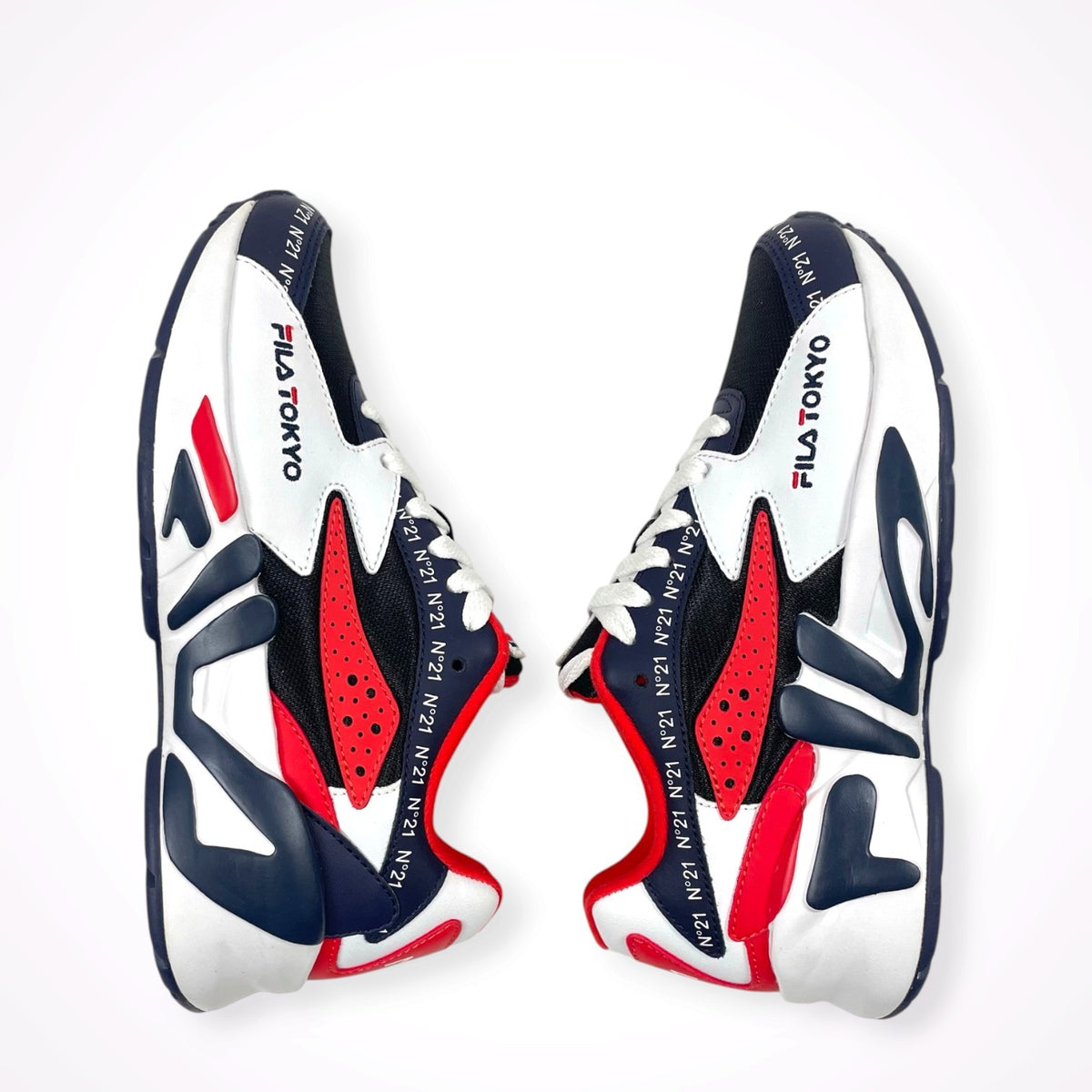FILA × N°21 / コラボ MIND BLOWER スニーカー 極美品 参考定価：21,000+tax SIZE:23cm