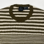 ARMANI EXCHANGE アルマーニエクスチェンジ / 3パターンボーダーニット 参考定価：21,000+tax SIZE:M