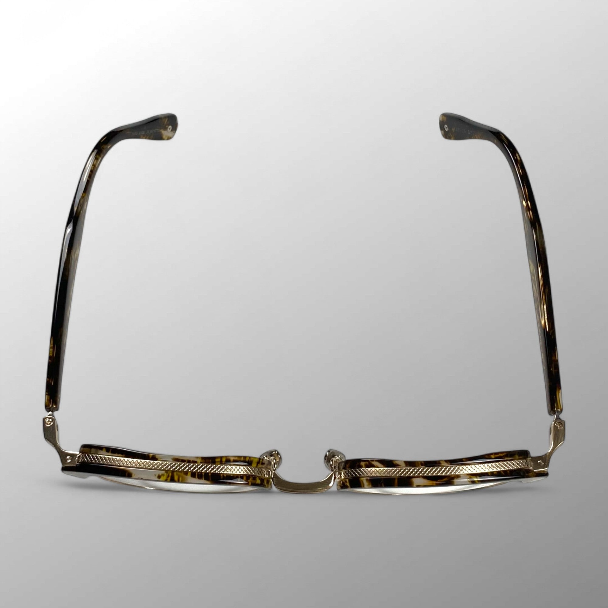 金子眼鏡 「PREMIUM」ライン / サーモント シルバーコンビ ブラウンイエロー 度なしクリアレンズ  参考定価：82,000+tax