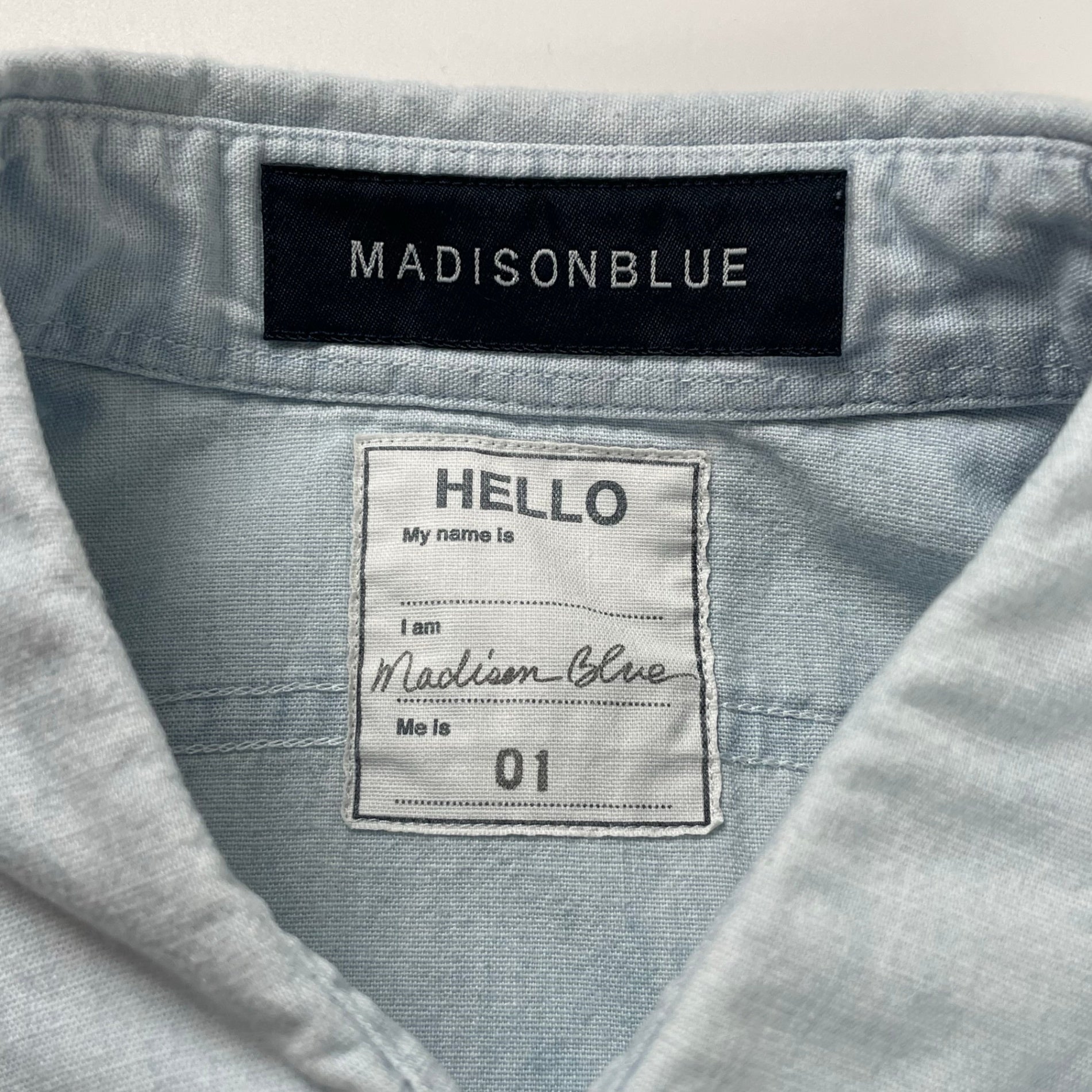 MADISONBLUE マディソンブルー / HAMPTON CHAMBRAY SHIRT 参考定価：53,000+tax SIZE:01