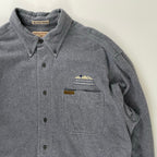 Woolrich ウールリッチ / 00s シャモアシャツ 企業ロゴ SIZE:L