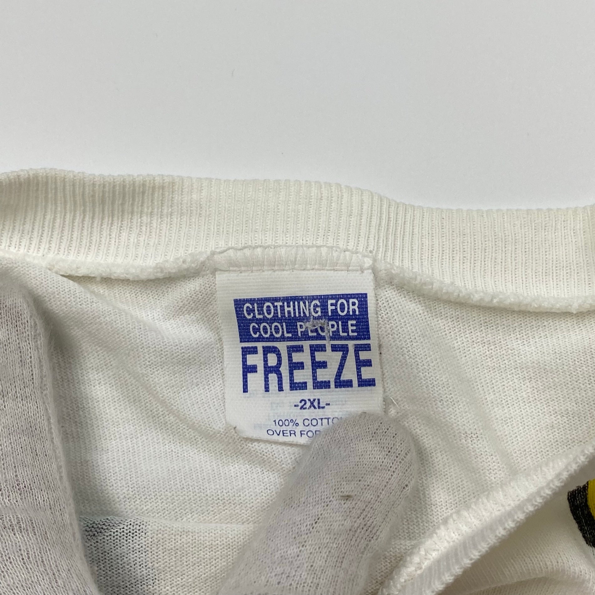 オールド FREEZE フリーズ / キャラクター プリント 半袖 Tシャツ NY USA製 SIZE：2XL