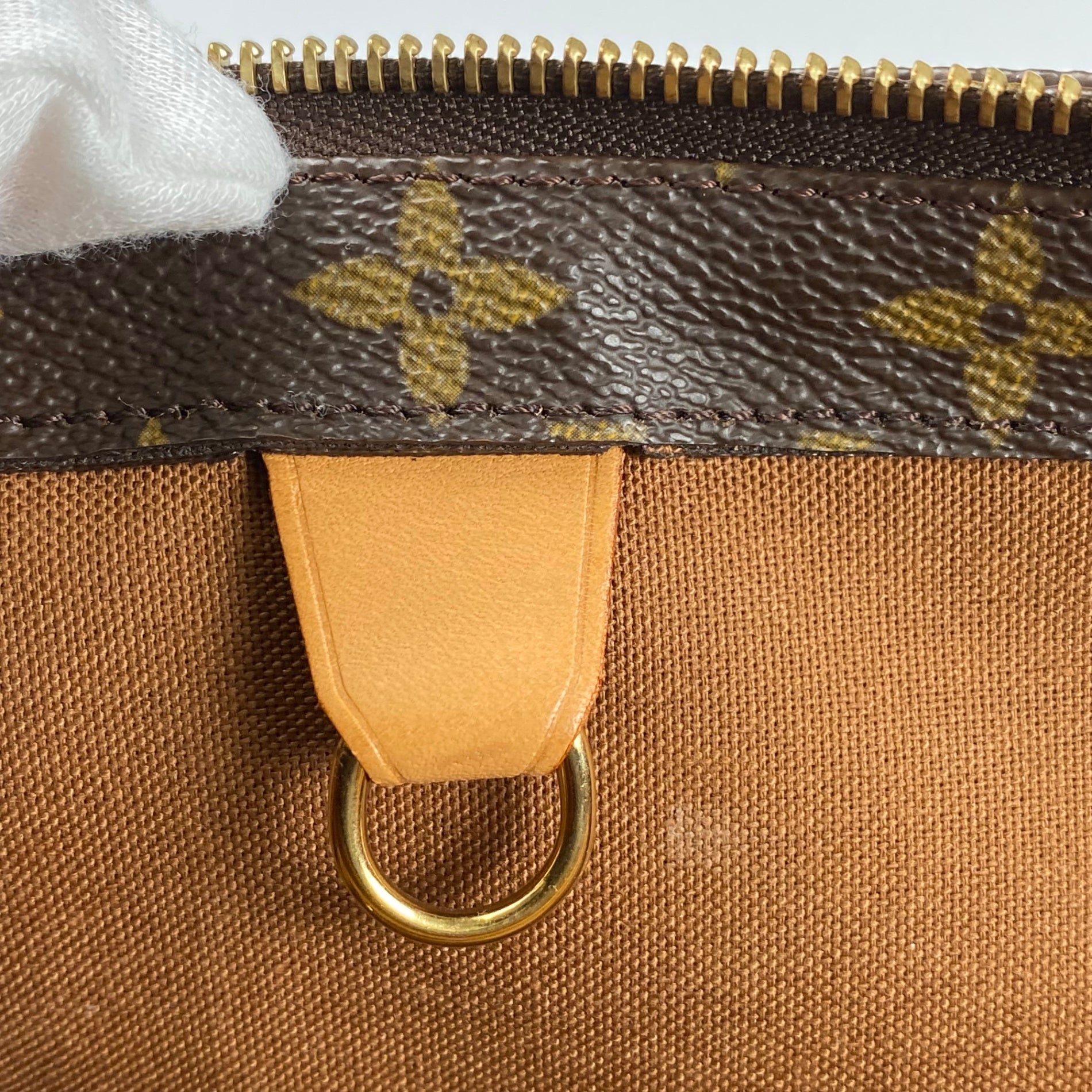 【鑑定済 美品】 LOUIS VUITTON ルイヴィトン / カバピアノ M51148 トートバッグ モノグラムキャンバス ブラウン 茶