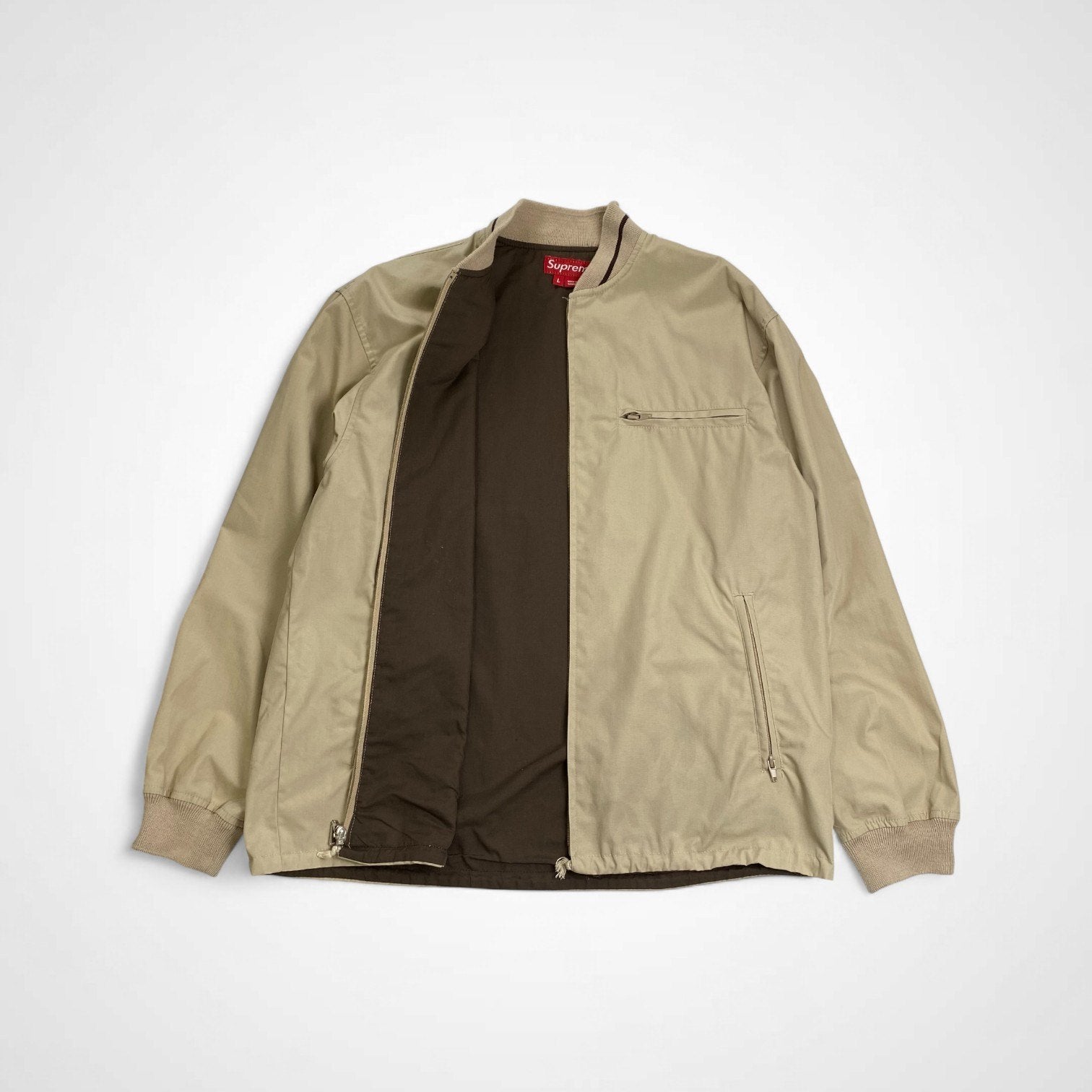 SUPREME シュプリーム / ヴィンテージ ダービージャケット カナダ製 最初期紙タグ SIZE:L