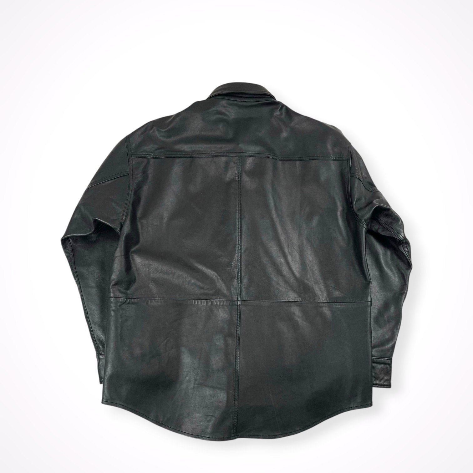 JOURNAL STANDARD TRISECT ジャーナルスタンダード トライセクト / ラムレザーワークシャツ 24年モデル 参考定価：33,000+tax SIZE:S