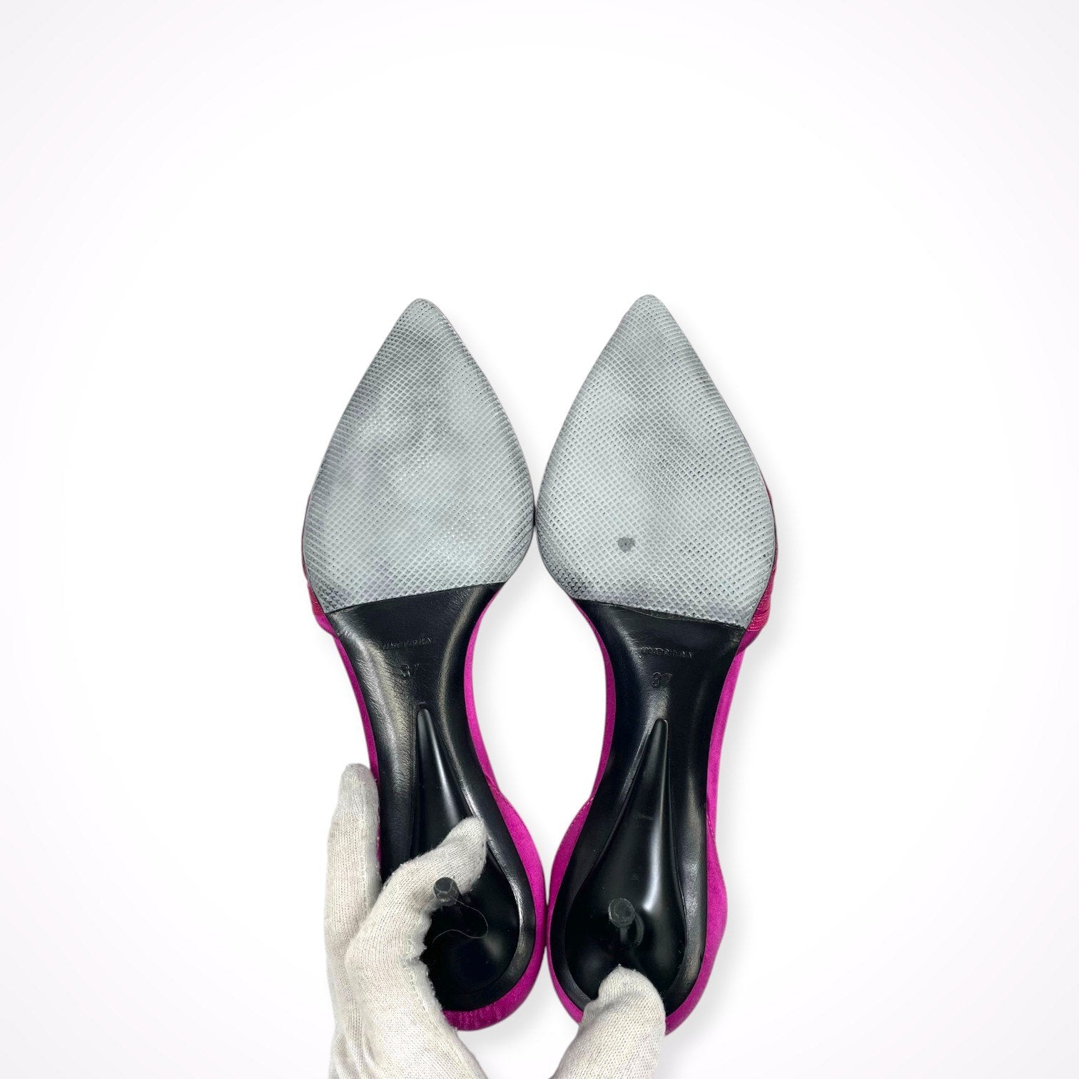GIORGIO ARMANI / 刺繍ポインテッドパンプス 参考定価：220,000程度 SIZE:37