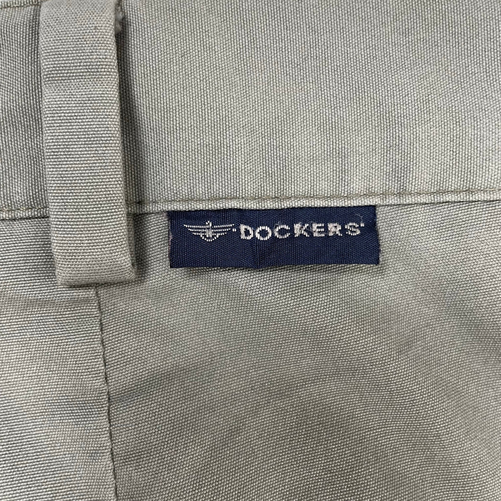 DOCKERS / 古着2タックコットンパンツ グリーン SIZE:W34
