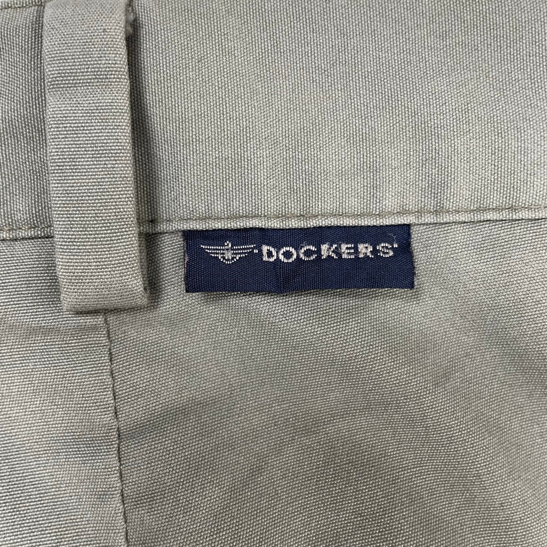 DOCKERS / 古着2タックコットンパンツ グリーン SIZE:W34