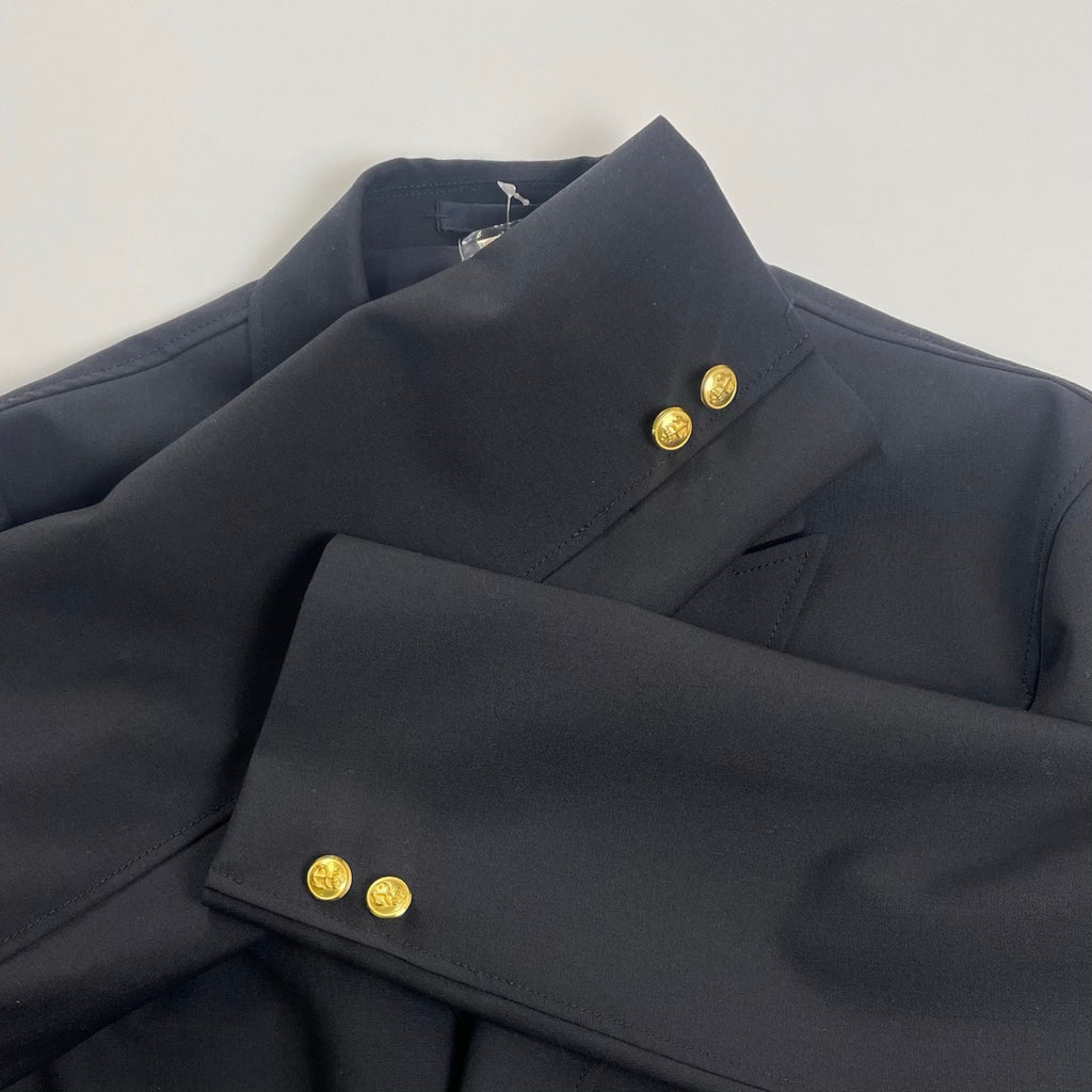 BEAMS PLUS ビームスプラス / 4B Double Breasted Blazer Wool タグ・替えボタン付 参考定価：45,000+tax SIZE：L