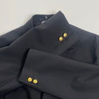 BEAMS PLUS ビームスプラス / 4B Double Breasted Blazer Wool タグ・替えボタン付 参考定価：45,000+tax SIZE：L