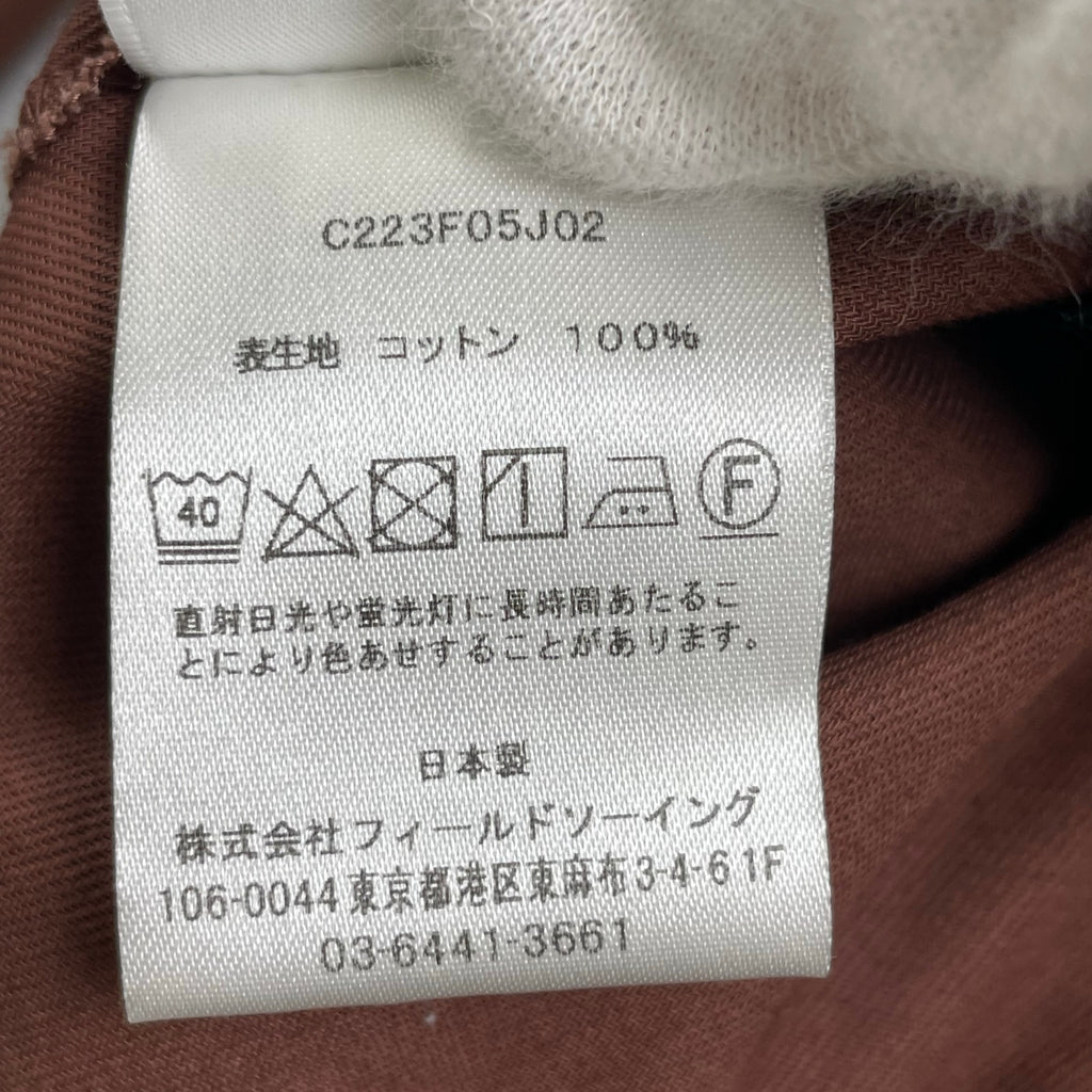 Cale カル / コットンギャバアノラック L'ECHOPPE取り扱い 参考定価：50,000+tax SIZE:3