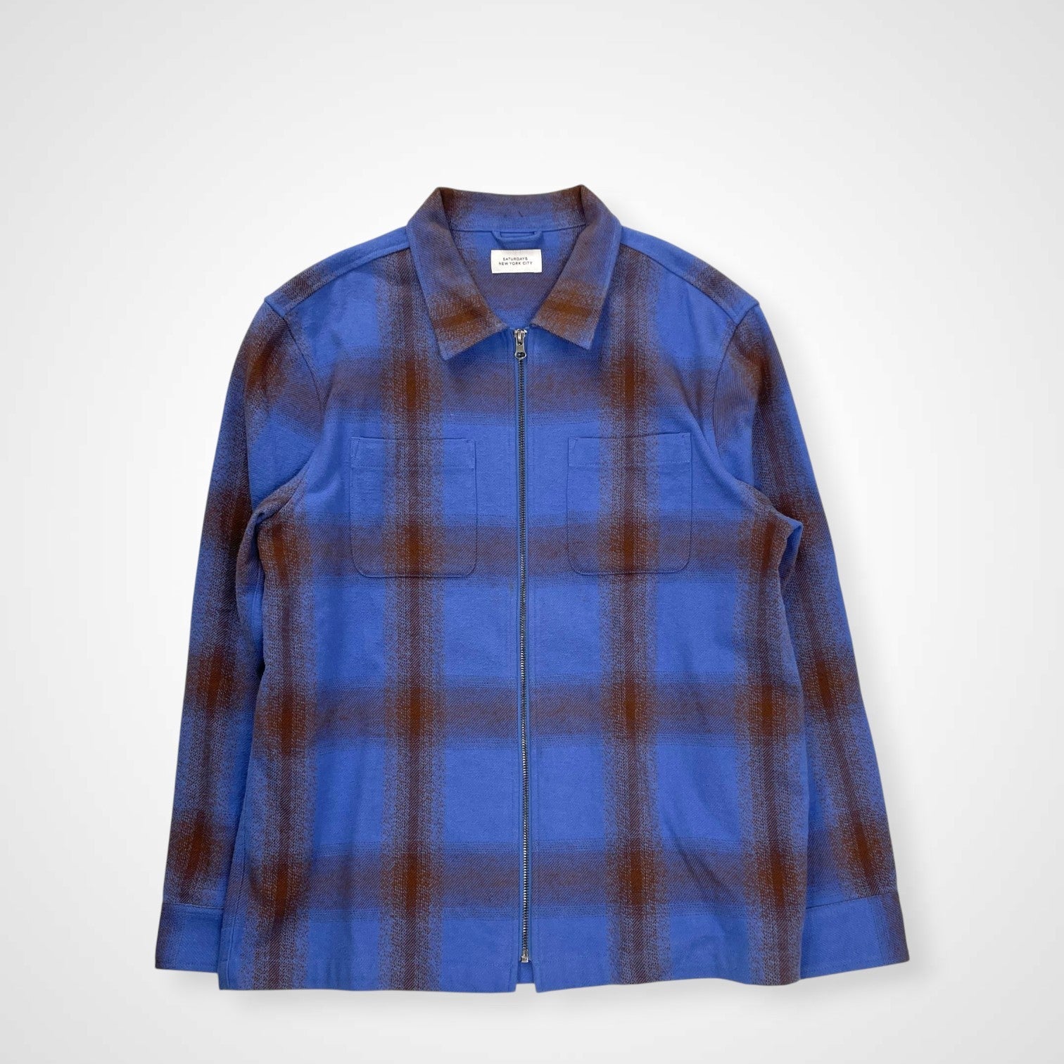 SATURDAYS NYC サタデーズ ニューヨークシティ / オンブレジップジャケット 参考定価：23,000+tax SIZE:L