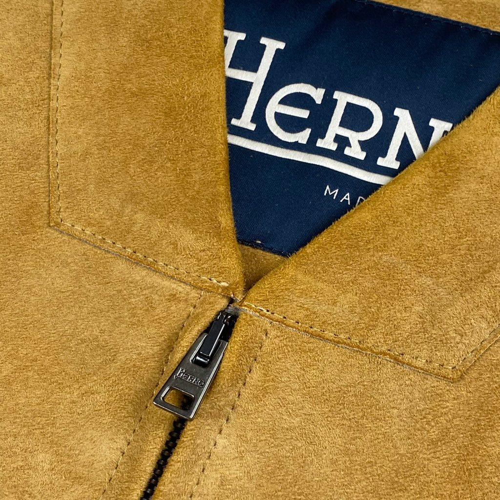 HERNO ヘルノ / ゴートレザージャケット 参考定価：130,000+tax SIZE:48（L程度）