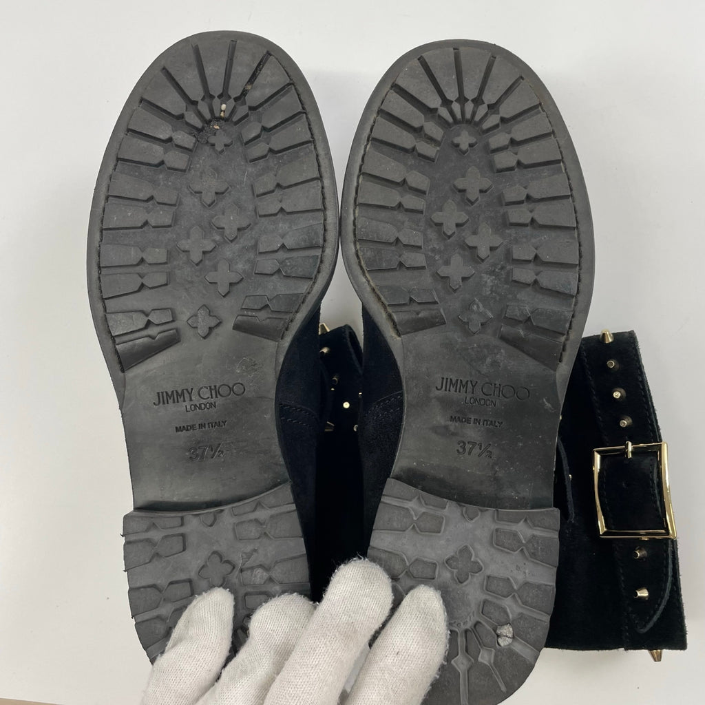JIMMY CHOO / 「BIKER」スタッズエンジニアブーツ 参考定価：200,000程度 SIZE:37 1/2