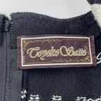 齋藤都世子 toyoko saito / ヴィンテージライク ジャガードニットワンピース 参考定価：100,000程度 SIZE:M-L程度