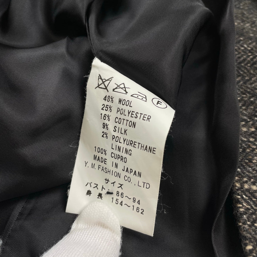 the jump YACCOMARICARD ザ ジャンプ ヤッコマリカルド / シルクMIX ダブルブレスト ワイドジャケット 参考定価：40,000程度 SIZE:FREE