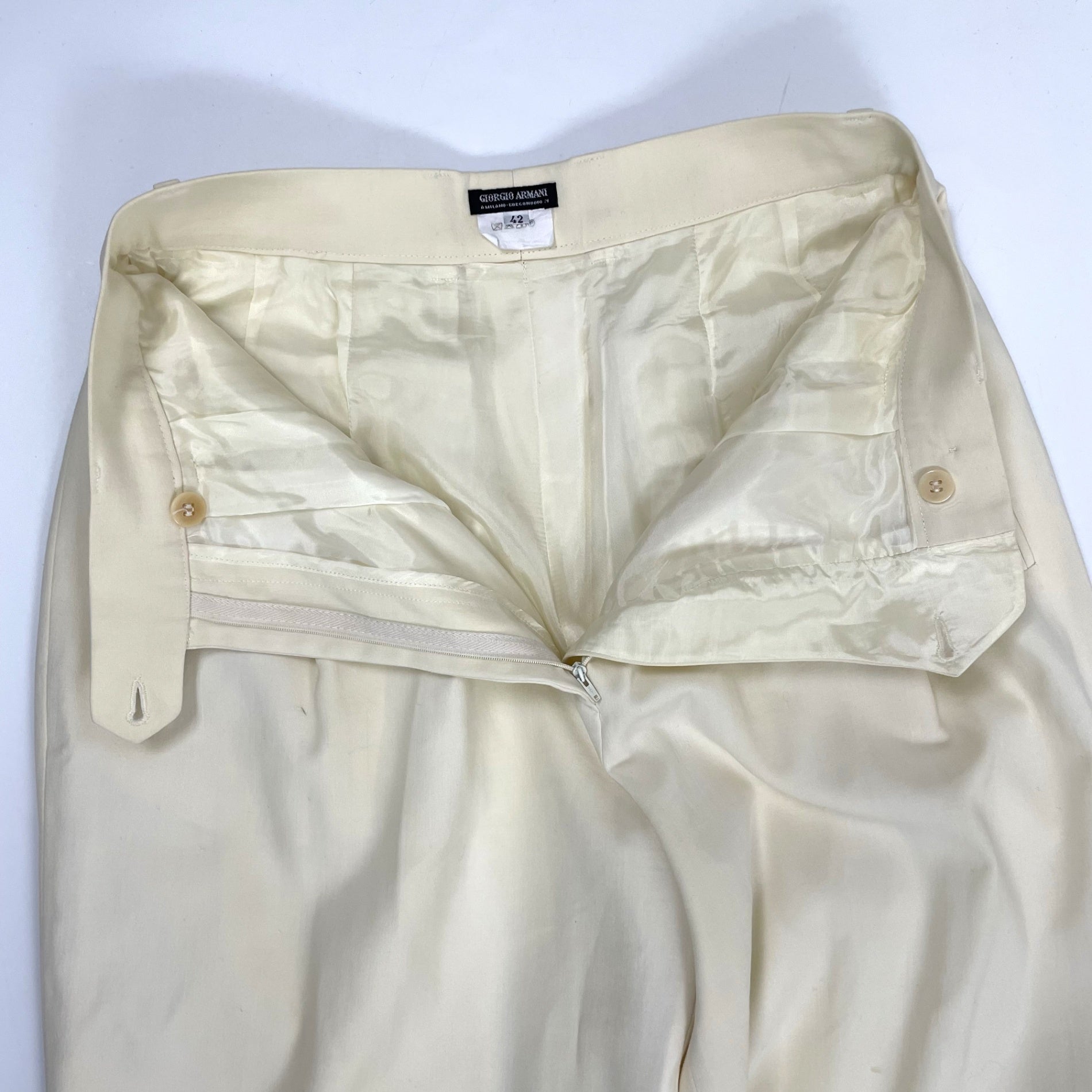GIORGIO ARMANI / VINTAGE2タックパンツ BORGO21 SIZE:42