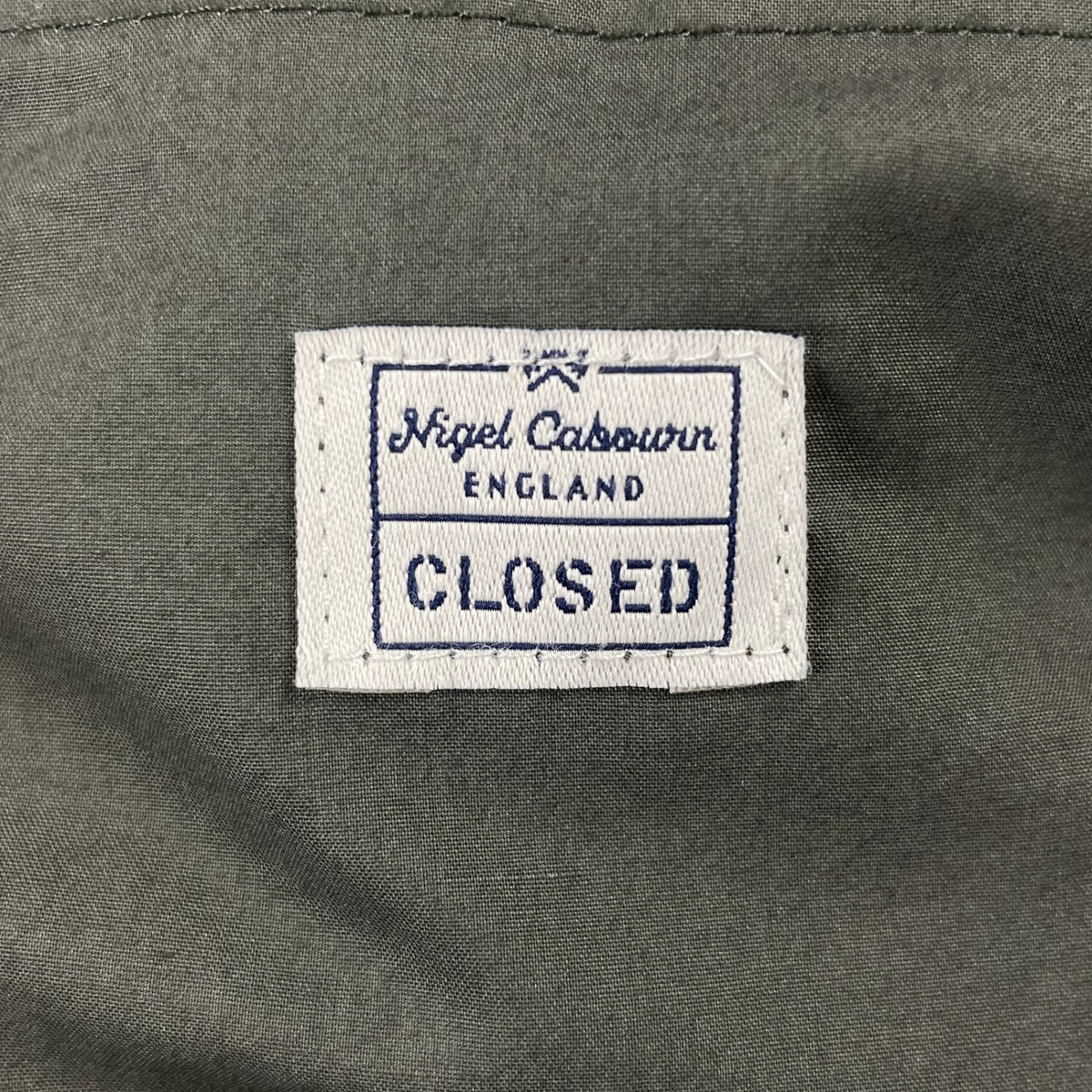 Nigel Cabourn × CLOSED / インサレーションミリタリーコート 参考定価：130,000+tax SIZE:S(L程度)