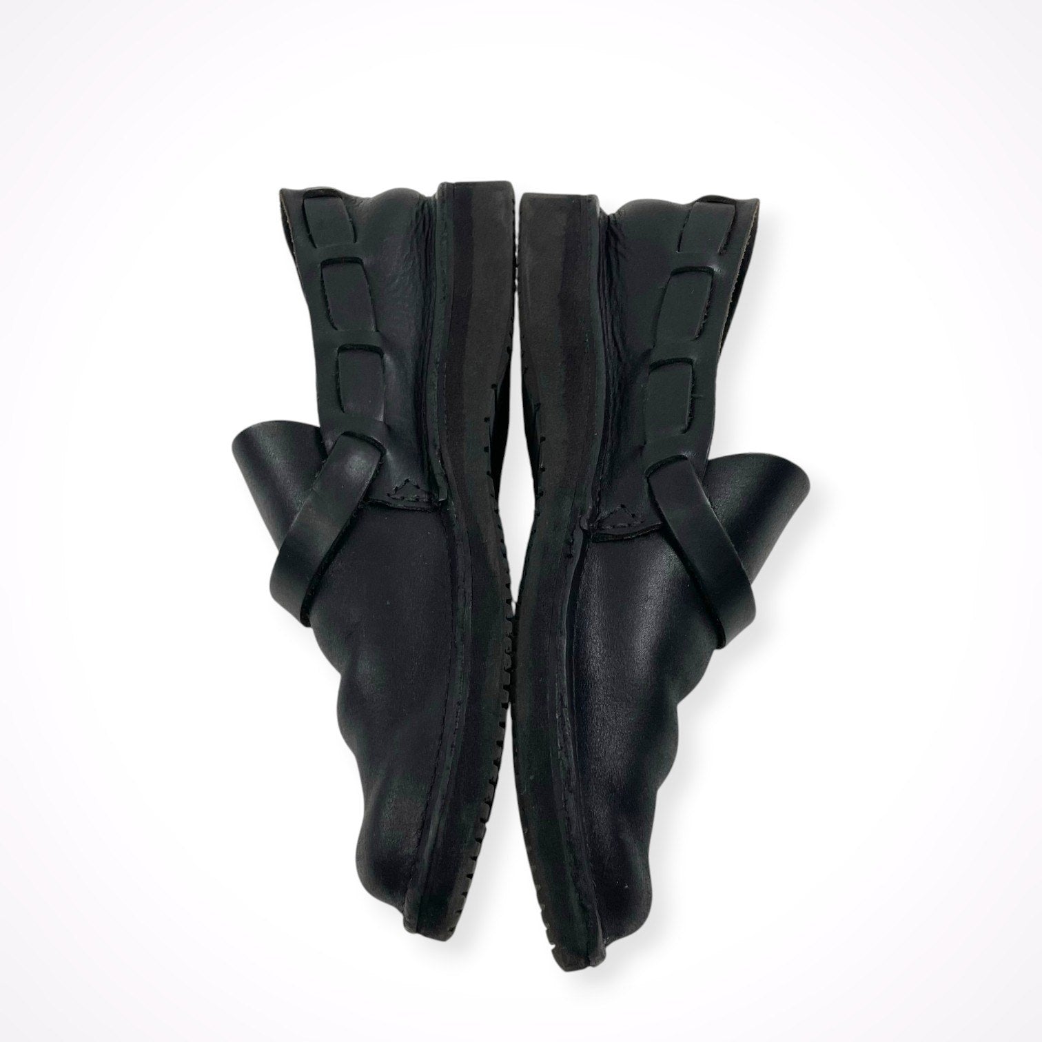 AURORA SHOES オーロラシューズ / MIDDLE ENGLISH レザーシューズ 参考定価：38,000+tax ブラック SIZE:6 1/2D