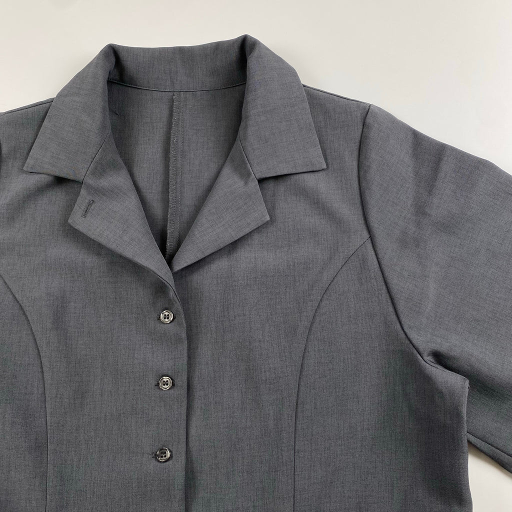 STYLE MIXER スタイルミキサー / ギャバ織 テーラーカラーオールインワン SIZE:M