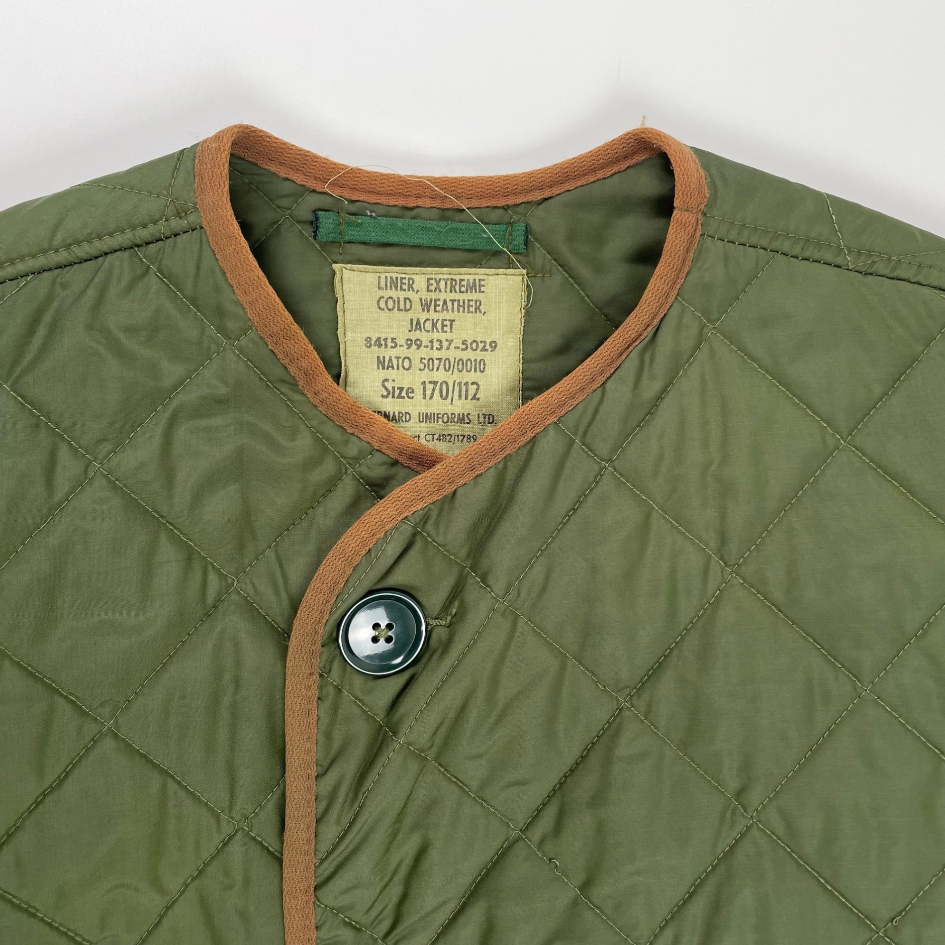 British Military イギリス軍 / ダブルブレスト ライナージャケット SIZE：170/112