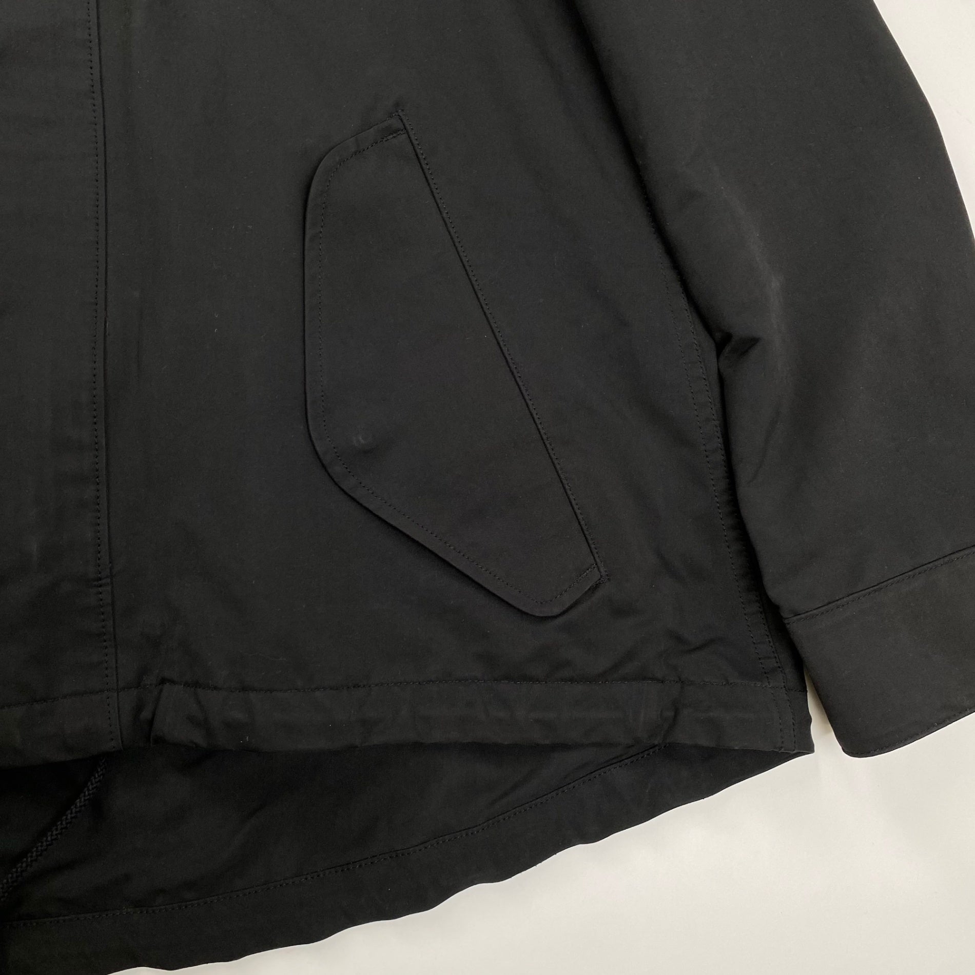 THE RERACS ザ リラクス / ショートモッズコート ブラック 参考定価：60,000程度 SIZE:38