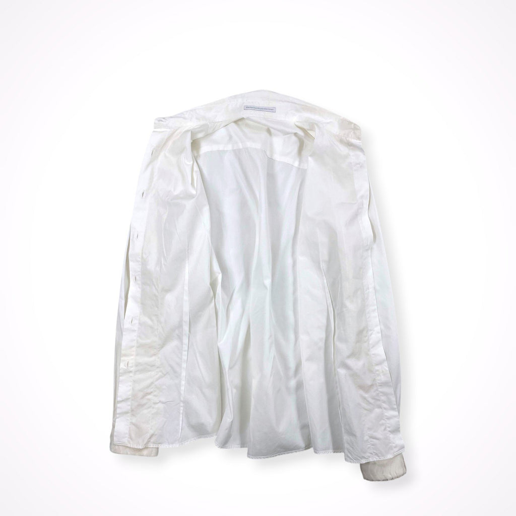 ERMANNO SCERVINO / コットンシルク フリル切替シャツ 参考定価：160,000程度 SIZE:44