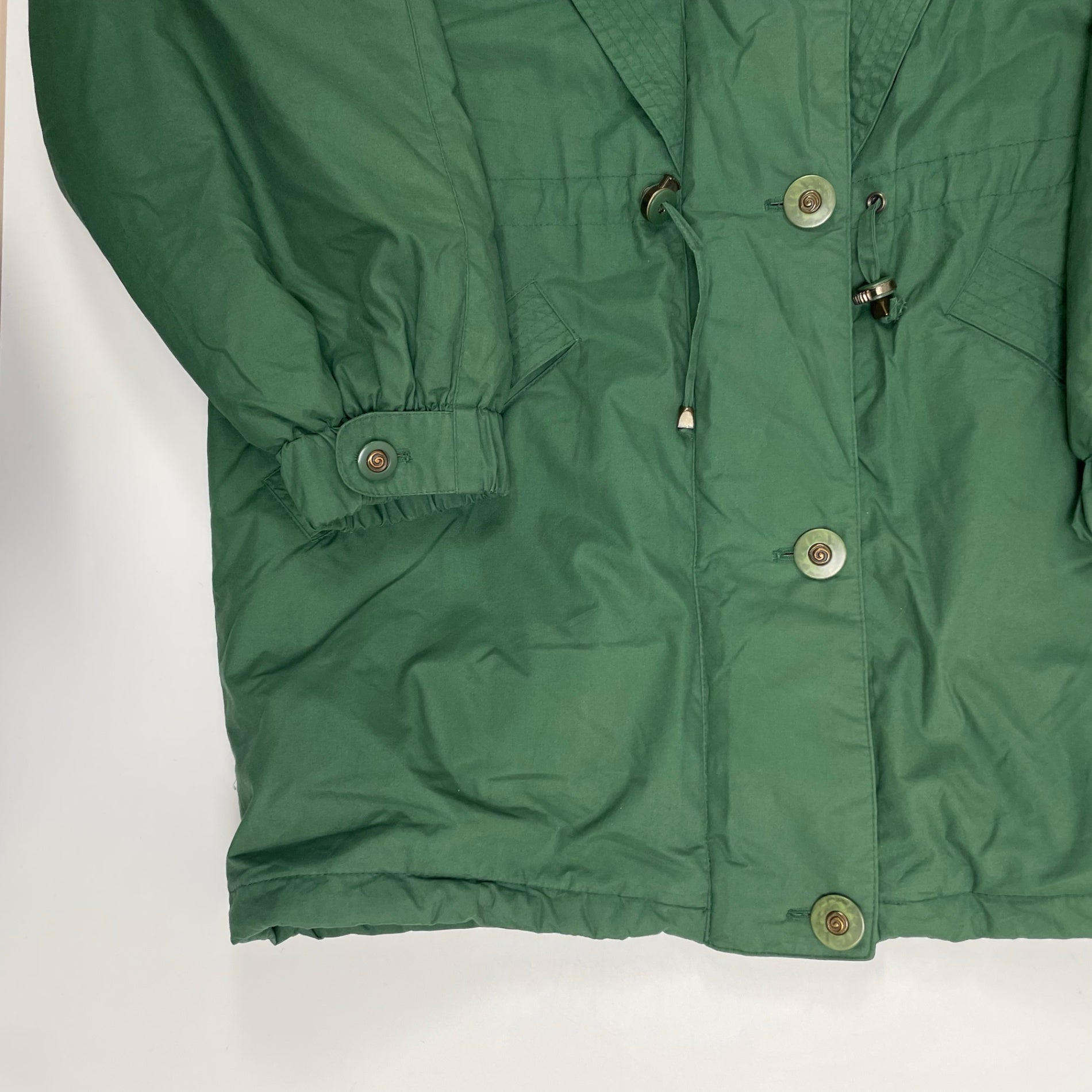 VINTAGE ヴィンテージ / ユーロヴィンテージ インサレーションコート グリーン ドイツブランド SIZE:38(M-L程度)