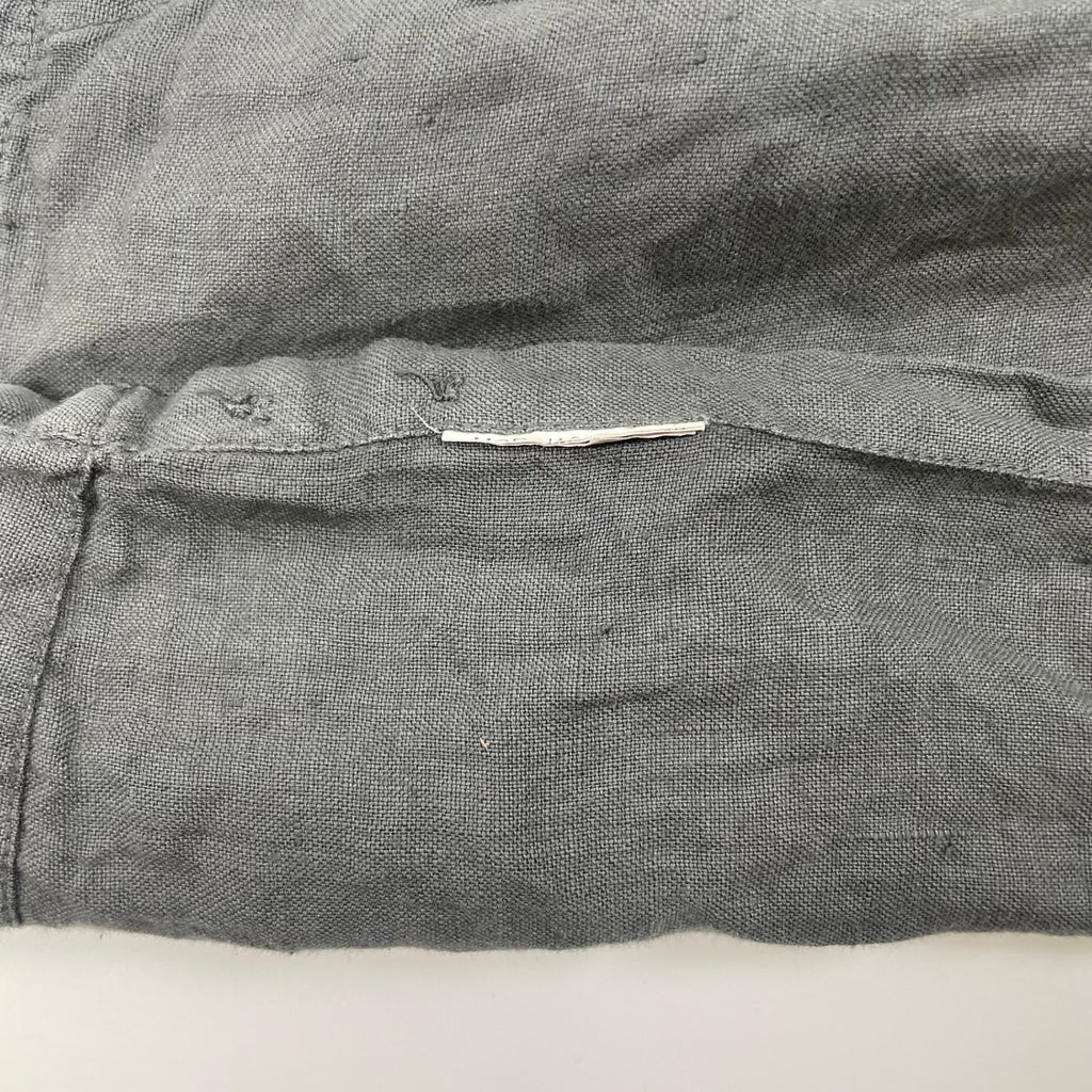 EMPORIO ARMANI エンポリオ アルマーニ / オールドリネンシャツ グレー SIZE：39