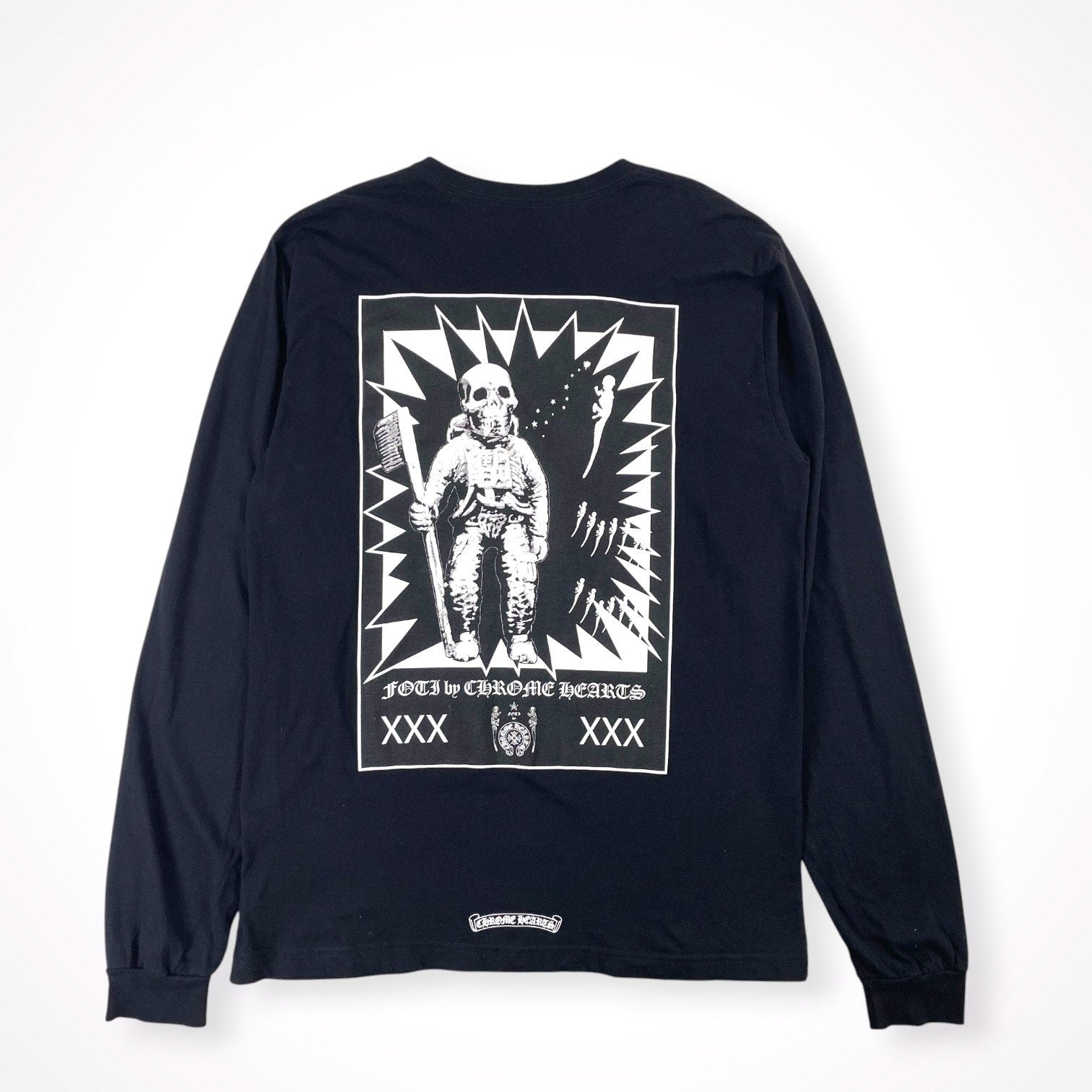 CHROME HEARTS × FOTI / FOTI Space Man L/S TEE SIZE:L