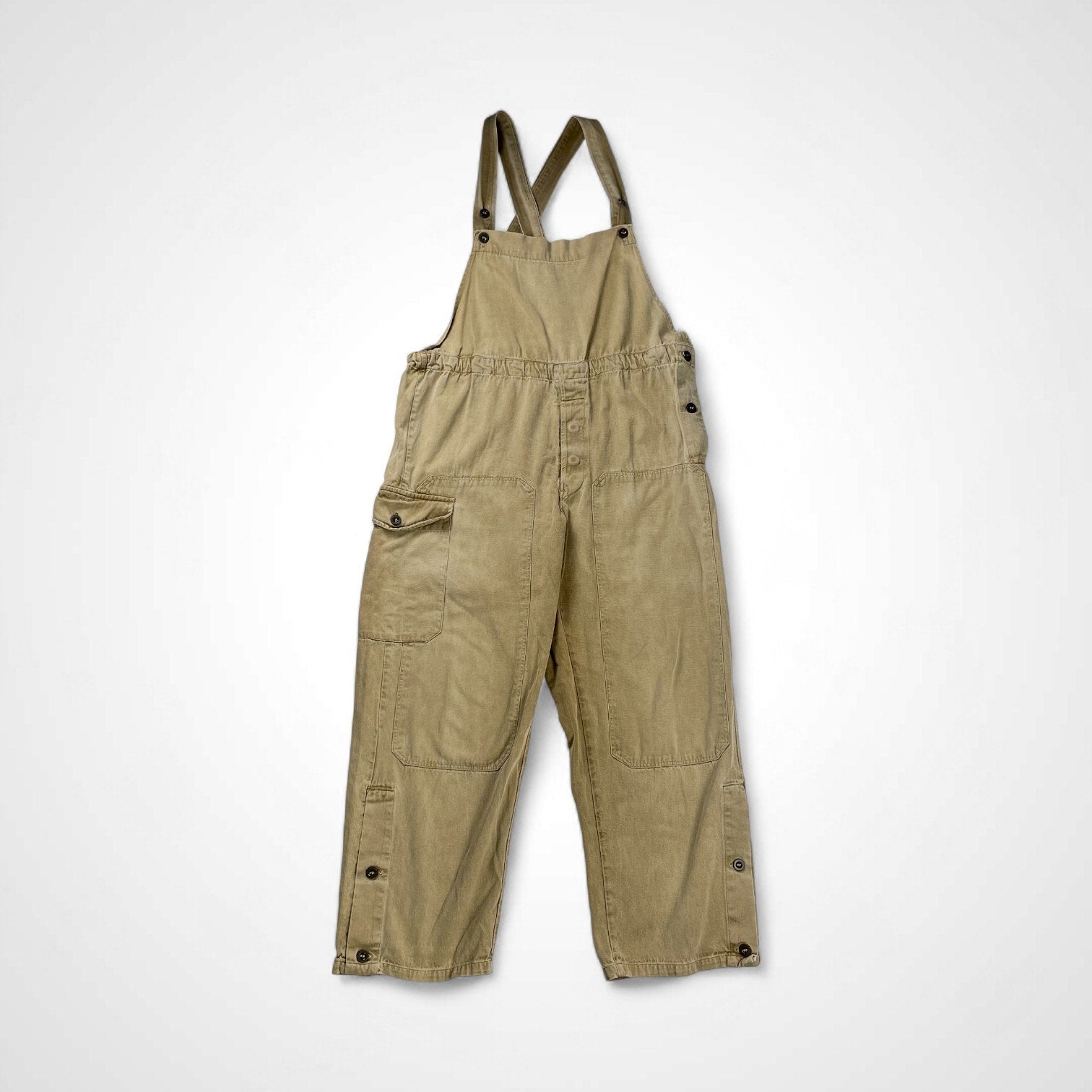 VINTAGE MILITALY ヴィンテージ ミリタリー / 7-80s VZ.60 ミリタリーワークオーバーオール SIZE：2A(170cm前後)