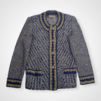 齋藤都世子 toyoko saito / エンブロイダリーニットセットアップ 参考定価：150,000程度 SIZE:M-L程度