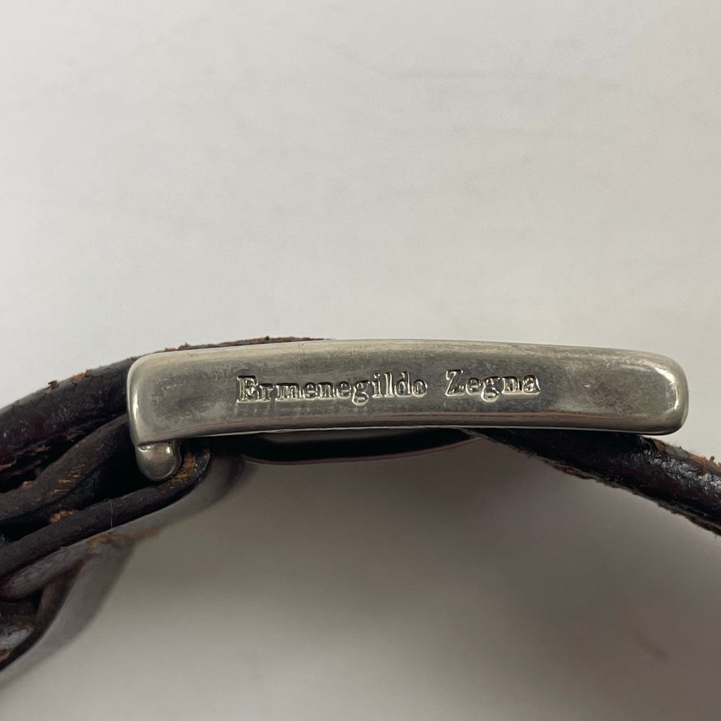 Ermenegildo zegna / レザーベルト 参考定価：60,000程度 全長：108cm程度