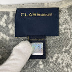 CLASS roberto cavalli / パイソン柄ウールニット  参考定価：60,000程度 SIZE:44