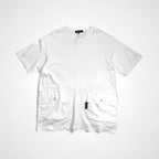 COMME des GARCONS HOMME コムデギャルソンオム / 異素材 フロントポケットTEE Tシャツ ホワイト SIZE:M