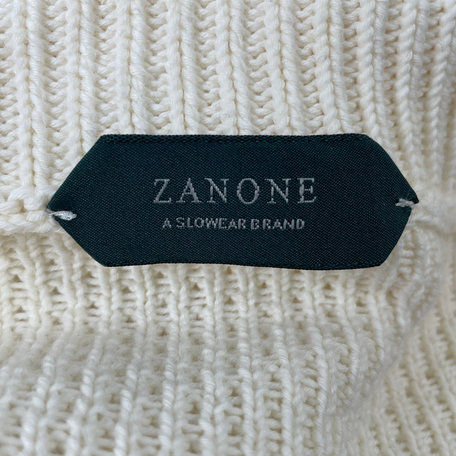 ZANONE / サマーコットン スキッパーニットポロ 参考定価：42,000程度 SIZE:44