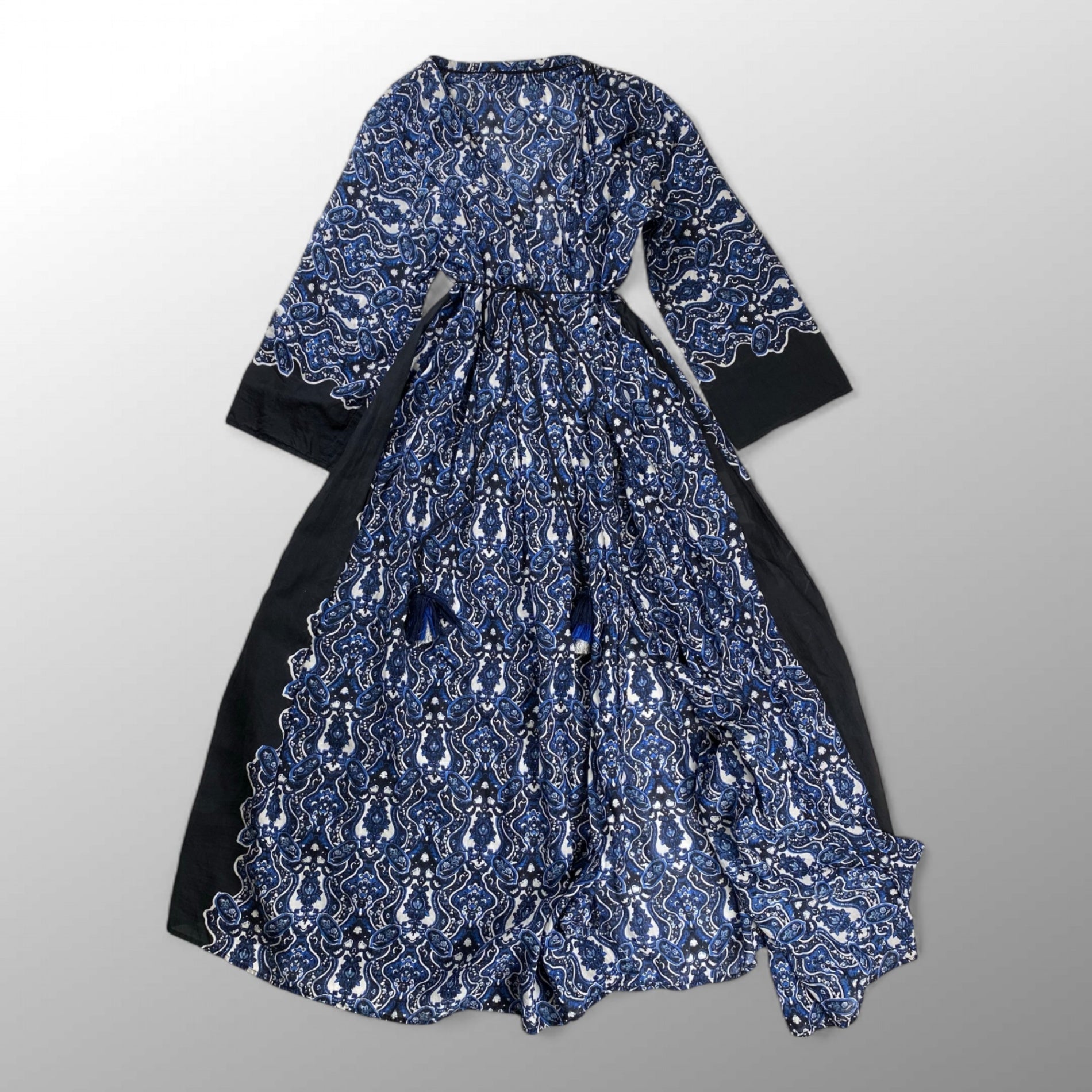 辺見えみりコラボ ELENDEEK エレンディーク / カシュクールタッセルワンピース SIZE：01