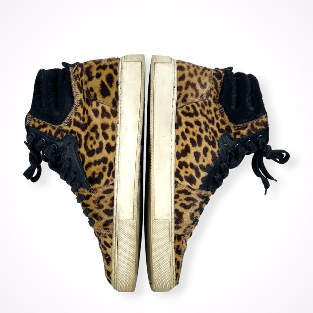 Yves Saint Laurent / レオパードハイカットスニーカー 参考定価：70,000程度 SIZE:41
