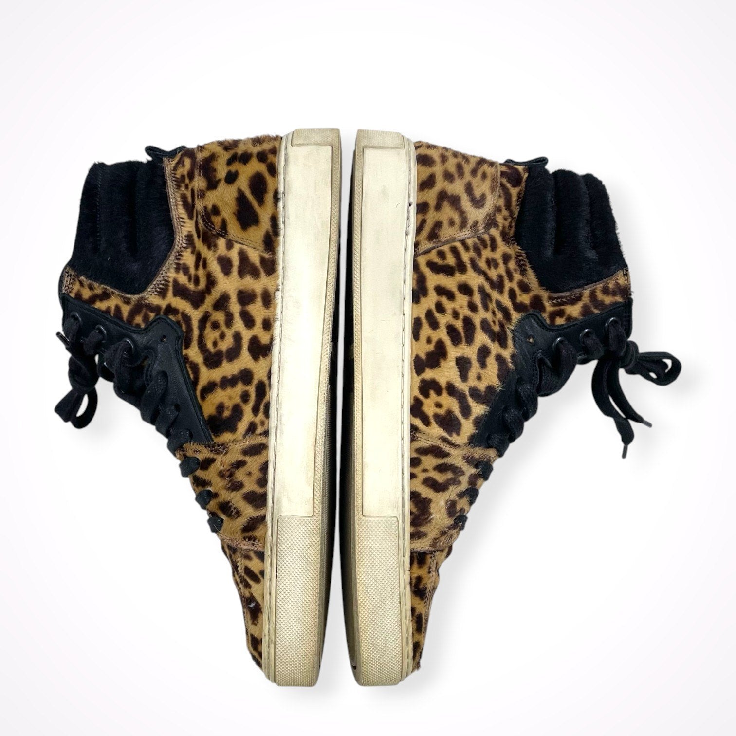Yves Saint Laurent / レオパードハイカットスニーカー 参考定価：70,000程度 SIZE:41