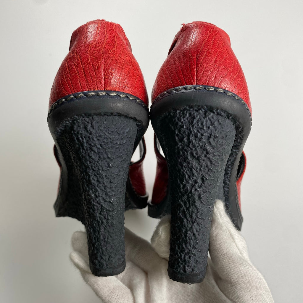 collection PRIVEE? コレクション プリヴェ / ウェッジソール レザーパンプス 参考定価：40,000程度 SIZE：35(23cm程度)