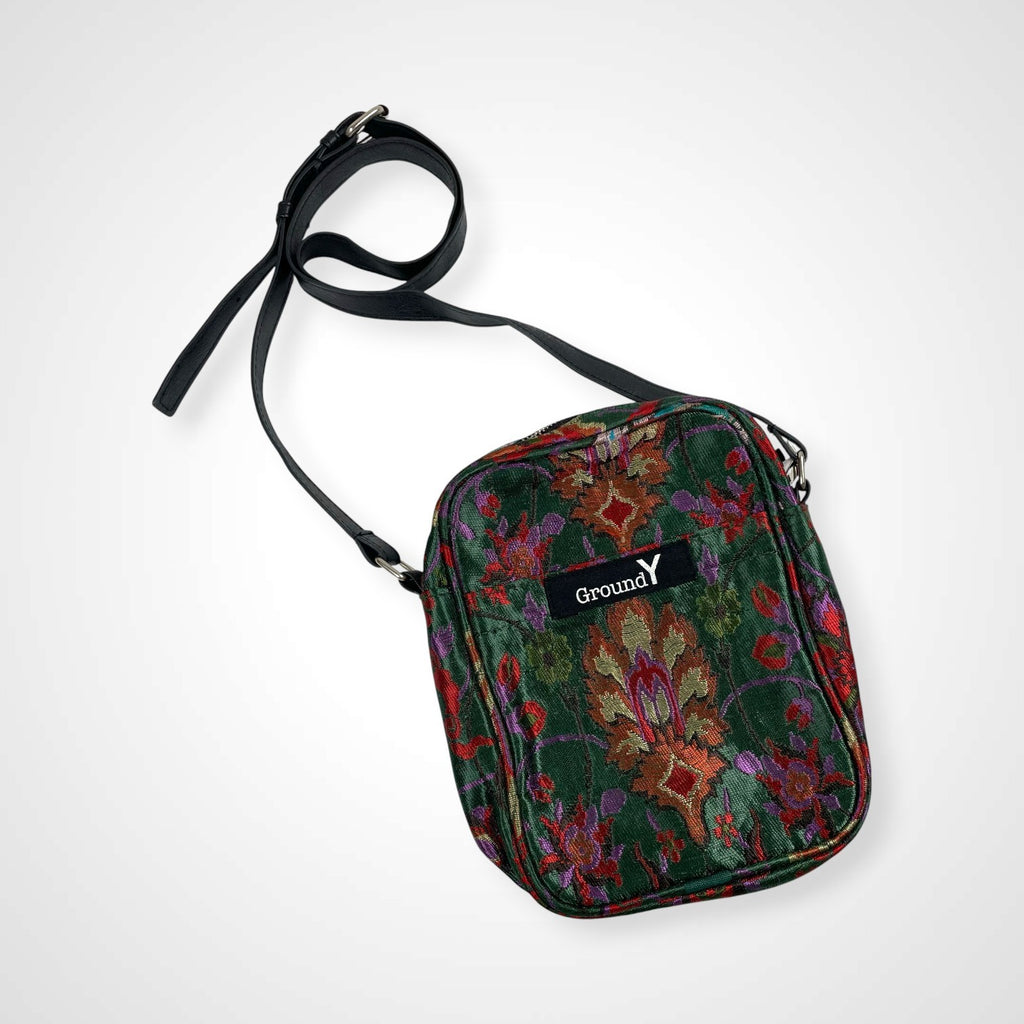 Ground Y グラウンド ワイ / フラワージャガードショルダーバッグ ゴブラン織り