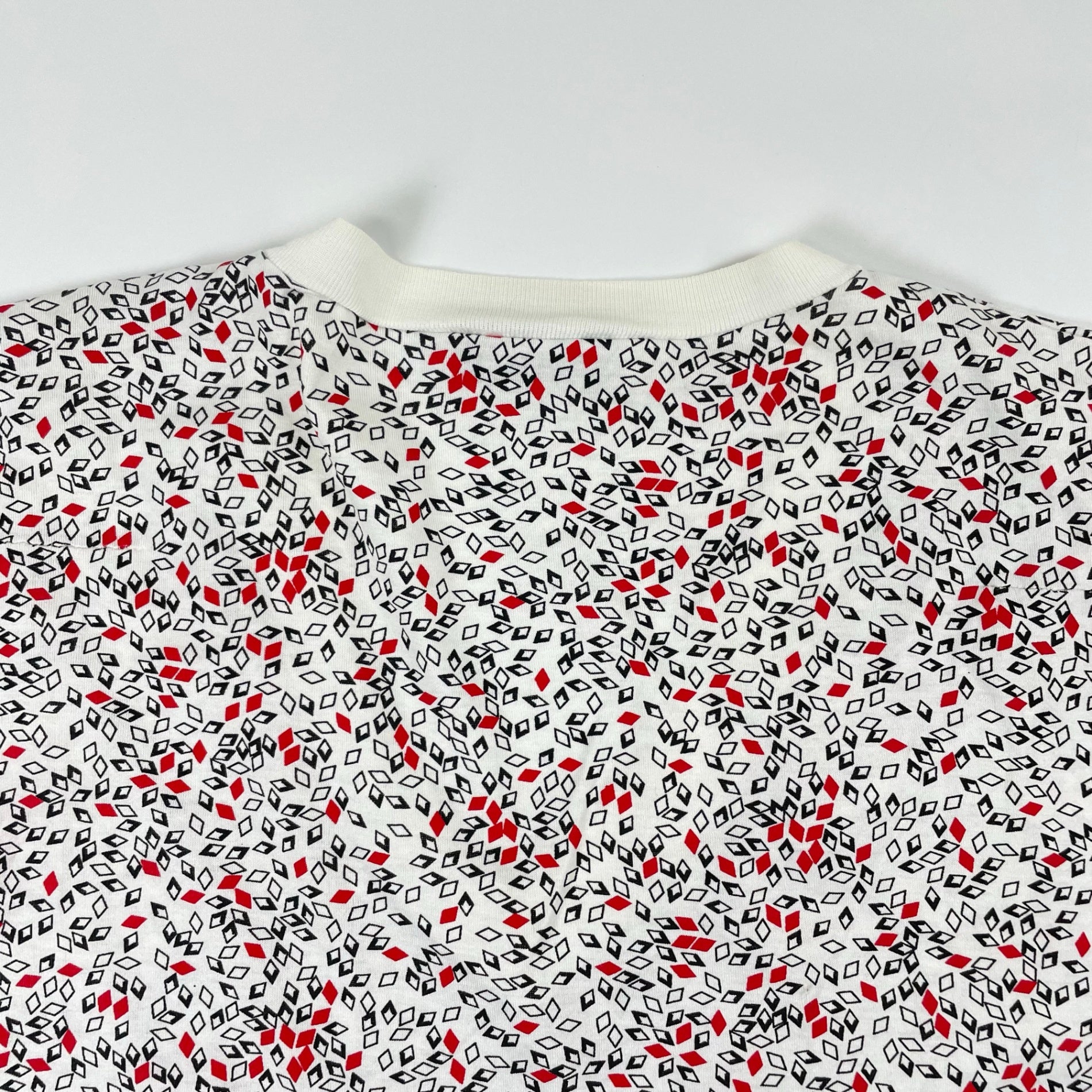 DIOR HOMME ディオール オム / 〈クリス ヴァン アッシュ期〉 VネックジオメトリックTEE SIZE：M